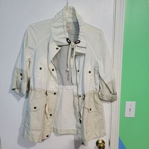 Loft White and Cream light jacket